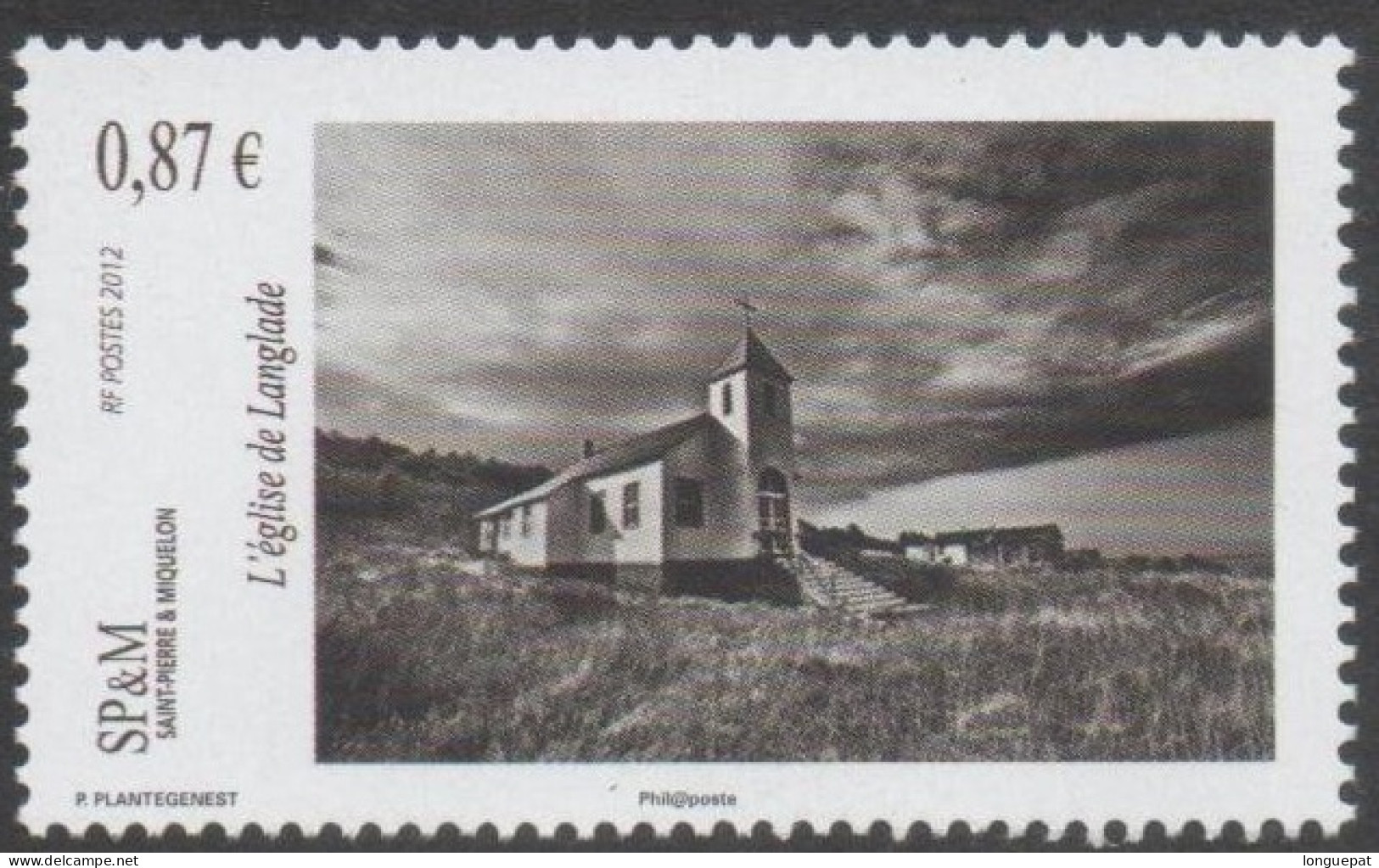 SAINT-PIERRE Et MIQUELON - Site - Eglise De Langlade : Chapelle Sainte-Thérèse De L'Enfant-Jésus - Patrimoine - Monument - Unused Stamps