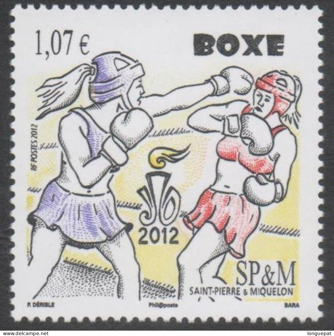 SAINT-PIERRE Et MIQUELON - Sport - Boxe Féminine - - Unused Stamps