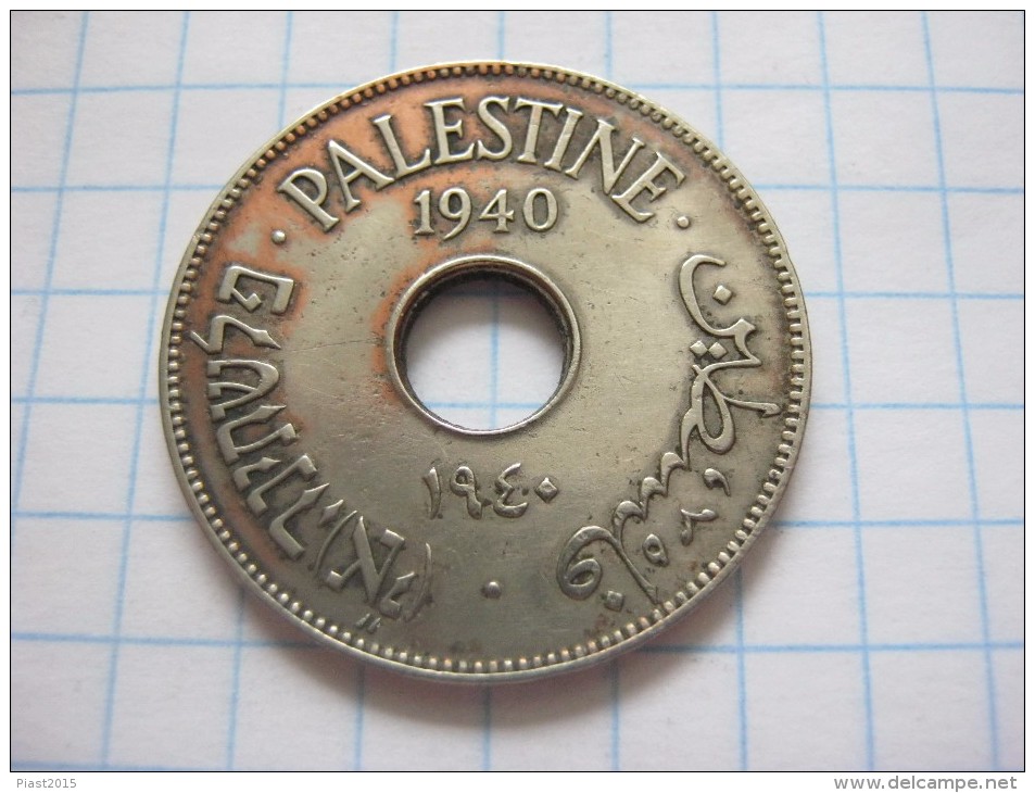 Palestine 10 Mils 1940 - Colonias