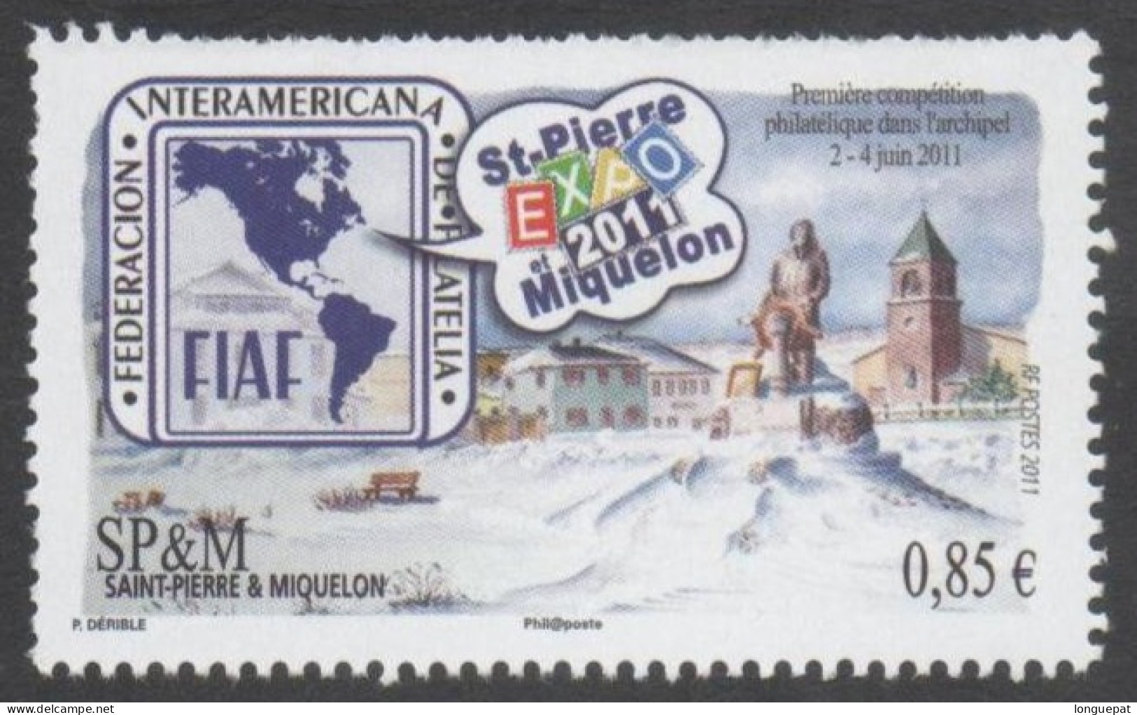 SAINT-PIERRE Et MIQUELON - "Expo 2011" Exposition Philatélique à Saint-P. Et M. - Unused Stamps