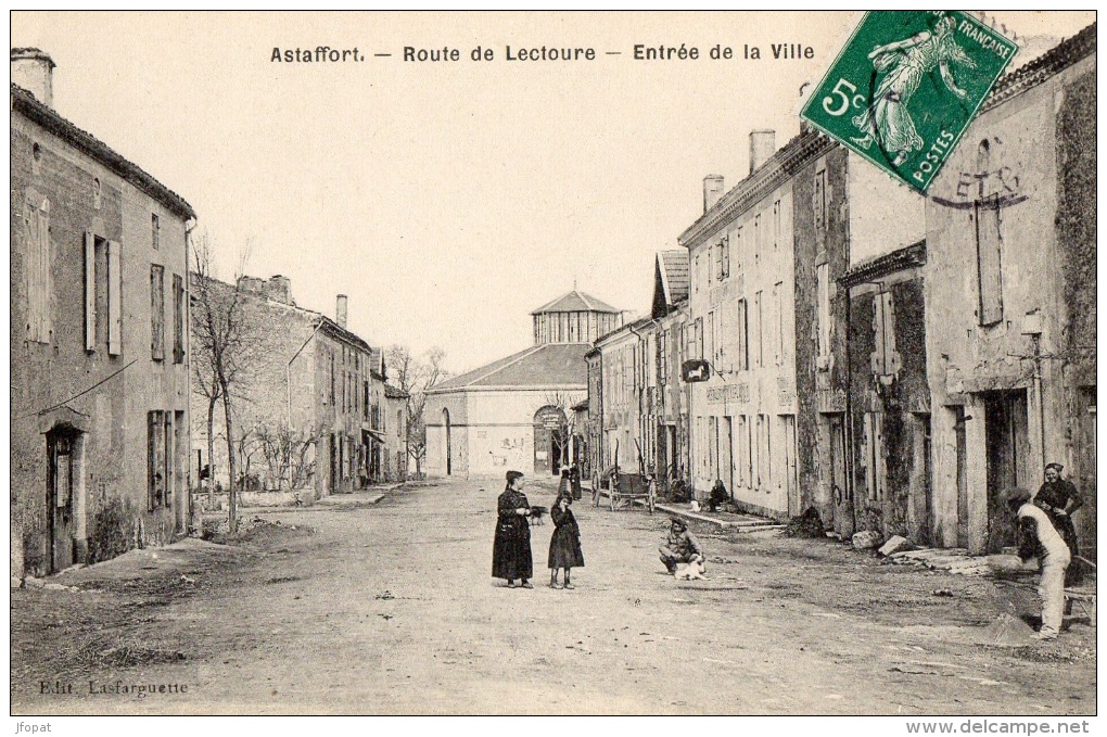 47 LOT ET GARONNE - ASTAFFORT Route De Lectoure, Entrée De La Ville (voir Descriptif) - Astaffort