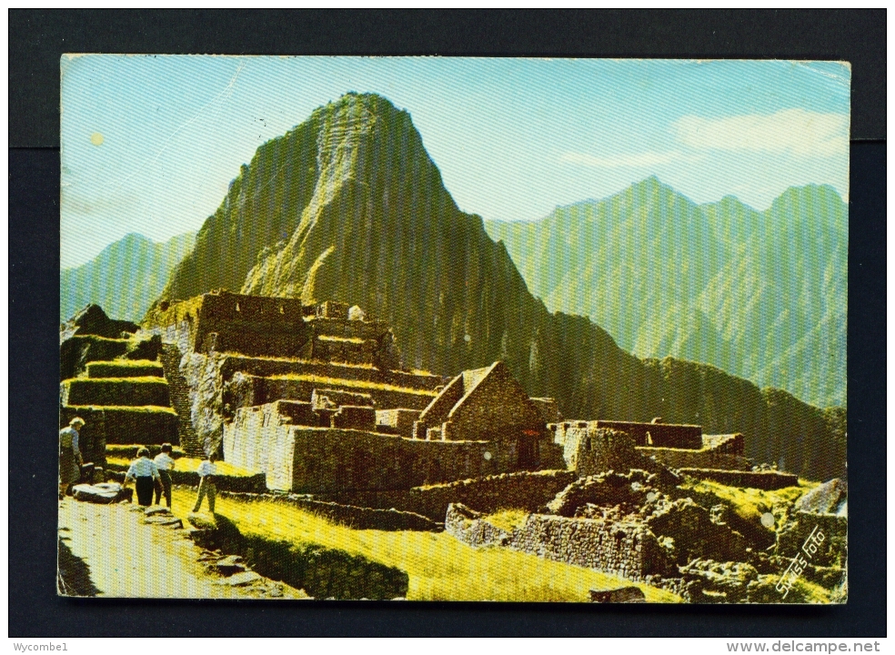 PERU  -  Macchu Picchu  Used Postcard (some Light Creasing) - Perú