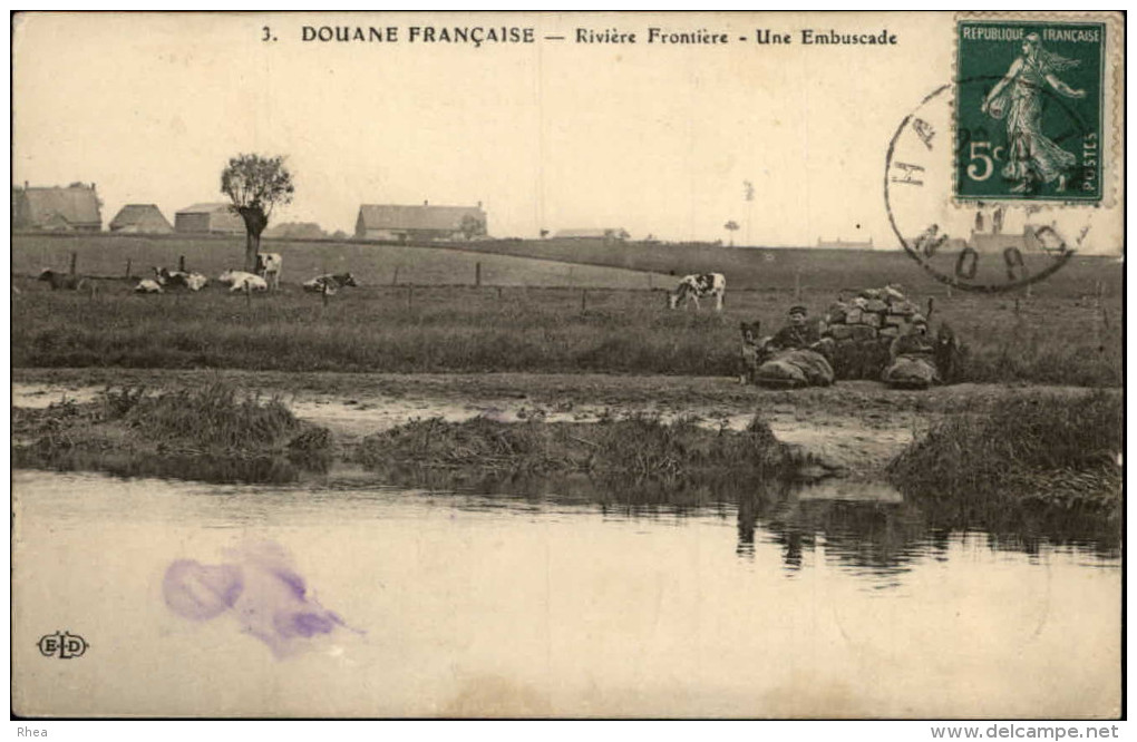 DOUANE - DOUANIERS - Embuscade - Douane