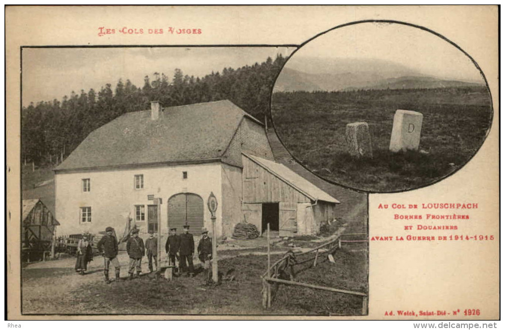 DOUANE - DOUANIERS - COL DE LOUSCHPACH - Douane