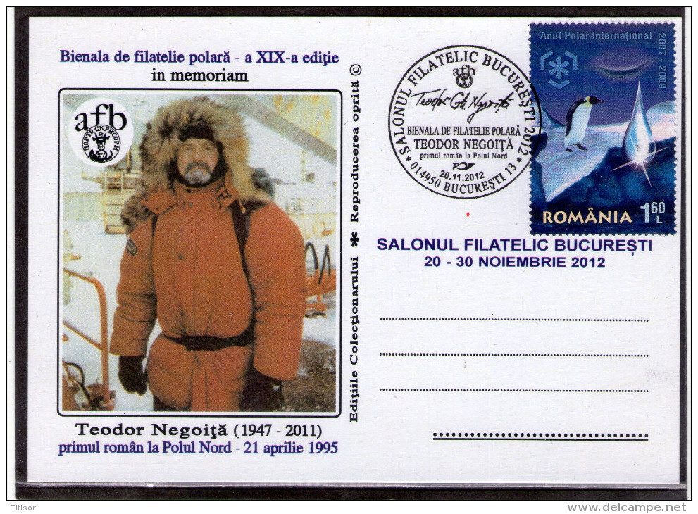 Teodor Negoita Romanian Explorer In Arctica . Bucuresti 2012 - Polar Explorers & Famous People