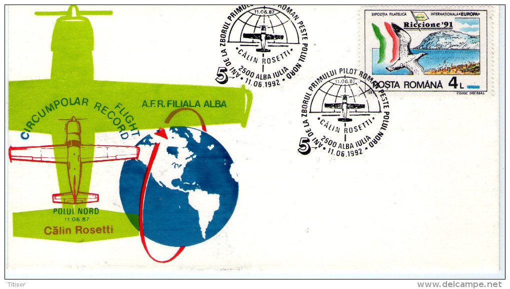 Calin Rosetti First Circumpolar Record Flight. Alba Iulia 1992 - Arctische Expedities