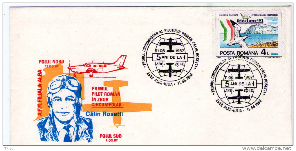 Calin Rosetti First Circumpolar Record Flight. Alba Iulia 1992 - Arctic Expeditions