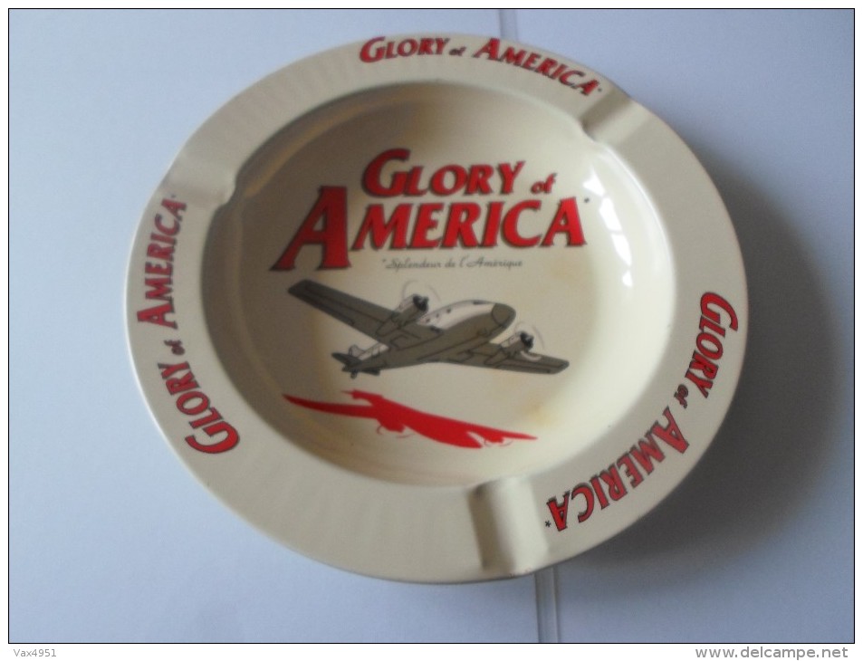 TRES JOLI CENDRIER GLORY OF AMERICA   *****    A   SAISIR   ****** - Métal