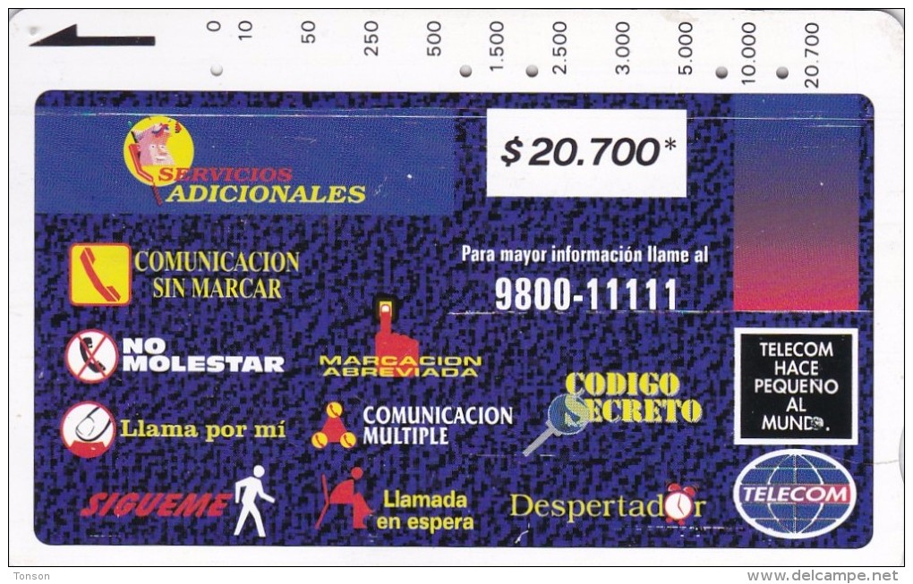 Colombia, COL-MT-67, 20,700 $, Montage Of Services 4., 2 Scans. - Colombia