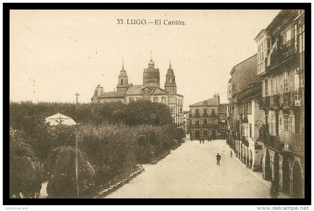 LUGO -  El Cantón  ( Ed. Grafos Nº 33)  Carte Postale - Lugo