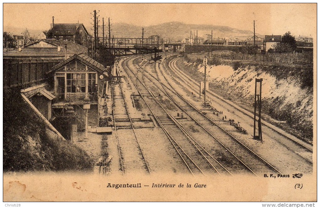 DPT 95 ARGENTEUIL Intérieur De La Gare - Argenteuil