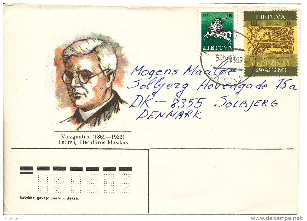 Lithuania Cover Sent To Denmark Mazeikiai 3-1-1994 - Litauen