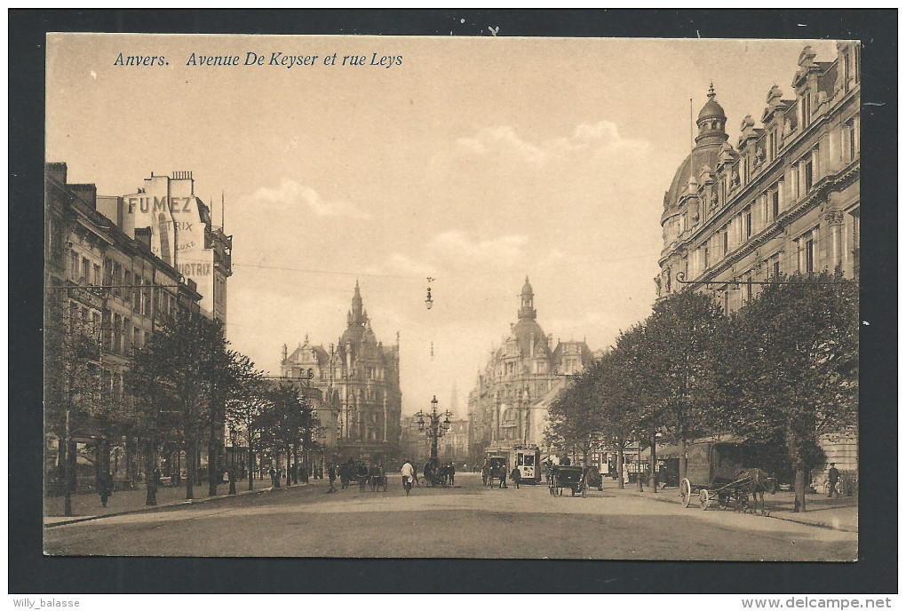 CPA - ANVERS - ANTWERPEN - Avenue De Keyser Et Rue Leys - Tram  // - Antwerpen