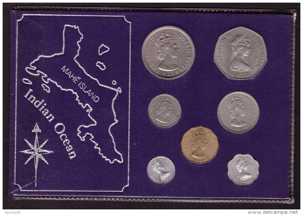 DECIMALE SEYCHELLES - FINIS CORONAT OPUS - MAHE ISLAND - INDIAN OCEAN - ANNO 1974 - 5 RUPEES - 1 RUPEE -HALF RUPEE - - Seychellen