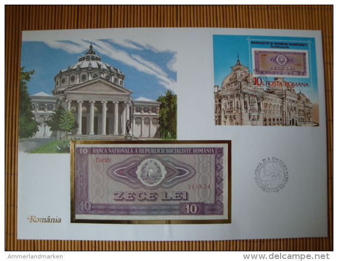 Geldscheinbrief Rumänien 1987, 10 Lei ! - Sonstige & Ohne Zuordnung