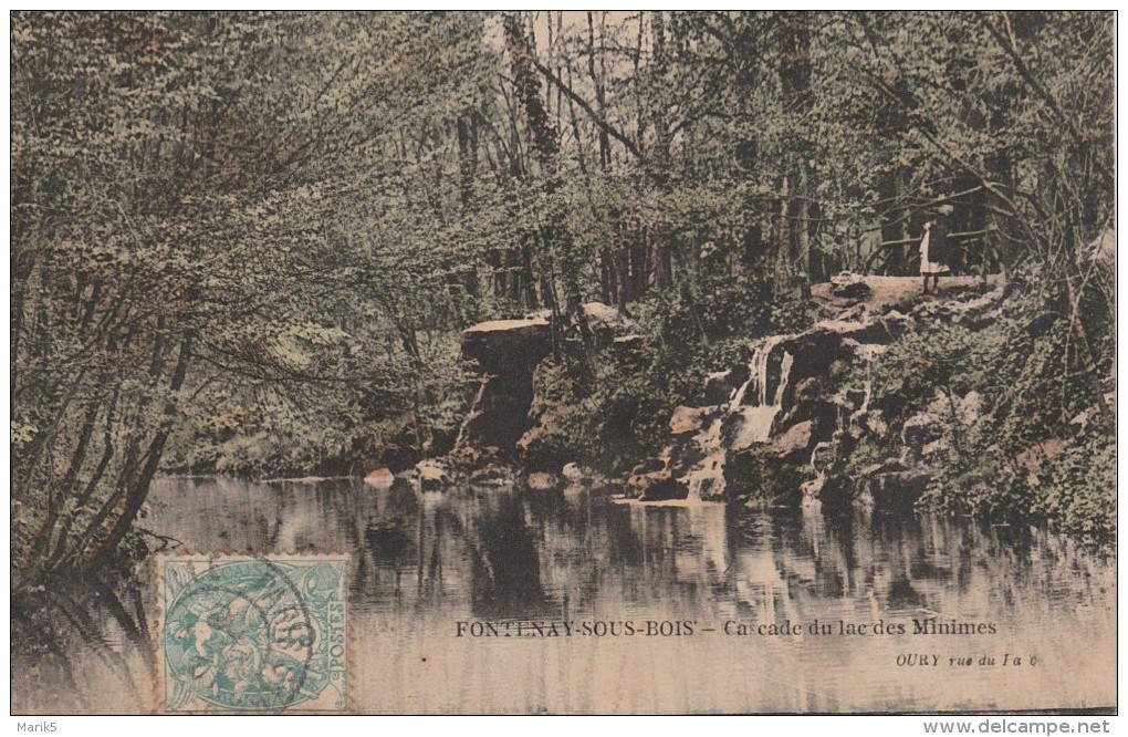 FONTENAY Cascade Lac Des Minimes - Fontenay Sous Bois