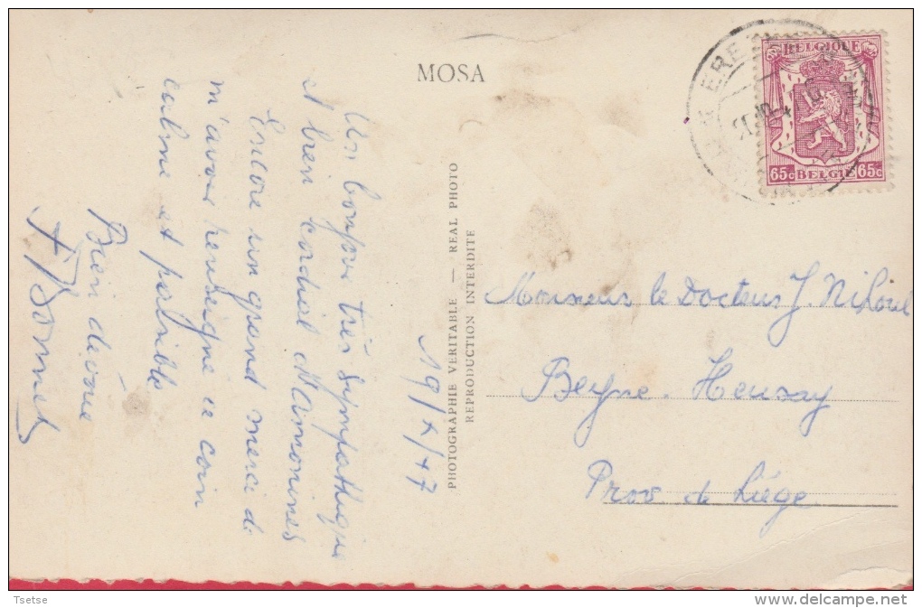 Amonimes - Coin Vers L'Eglise - 1947 - Edt. MOSA ( Voir Verso ) - Erezee