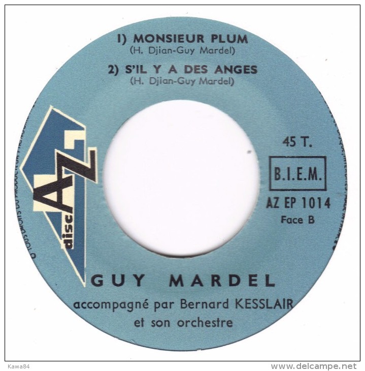 EP 45 RPM (7")   Guy Mardel / Johnny Hallyday  "  Toi Et Moi  " - Other - French Music