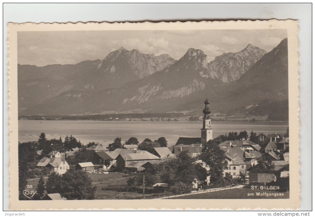 CPSM SANKT GILGEN (Autriche-Salzbourg) - Vue Générale - St. Gilgen