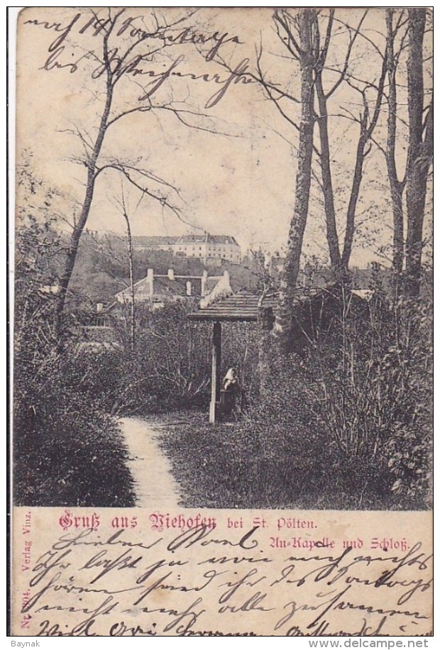 N.O.146   --    GRUSS AUS VIEHOFEN BEI ST. POLTEN  --  KAPELLE UND SCHLOSS  --  1901 - St. Pölten