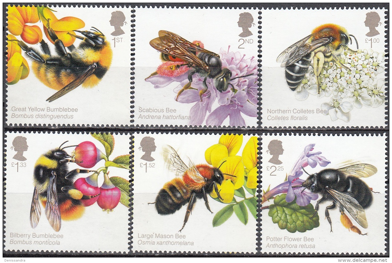 Great Britain 2015 Abeilles Neuf ** - Unused Stamps