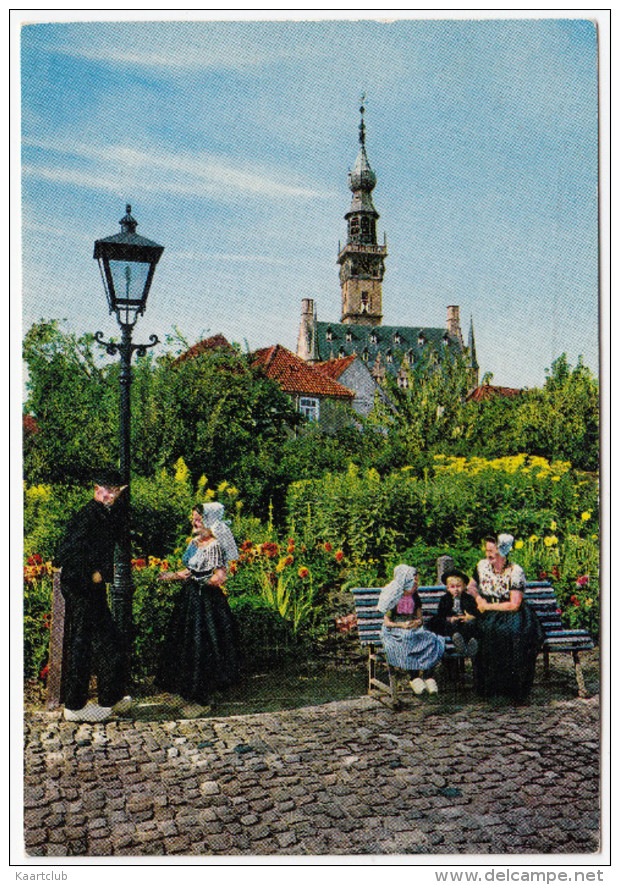 Oostkapelle: Klederdrachten - Vakantie- En Konferentieoord ´BOS En DUIN´ -(Vakbond CNV)- (Zeeland,Holland / Nederland) - Veere