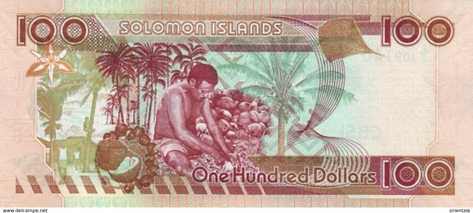 SOLOMON ISLANDS P. 30 100 D 2008 UNC - Salomons