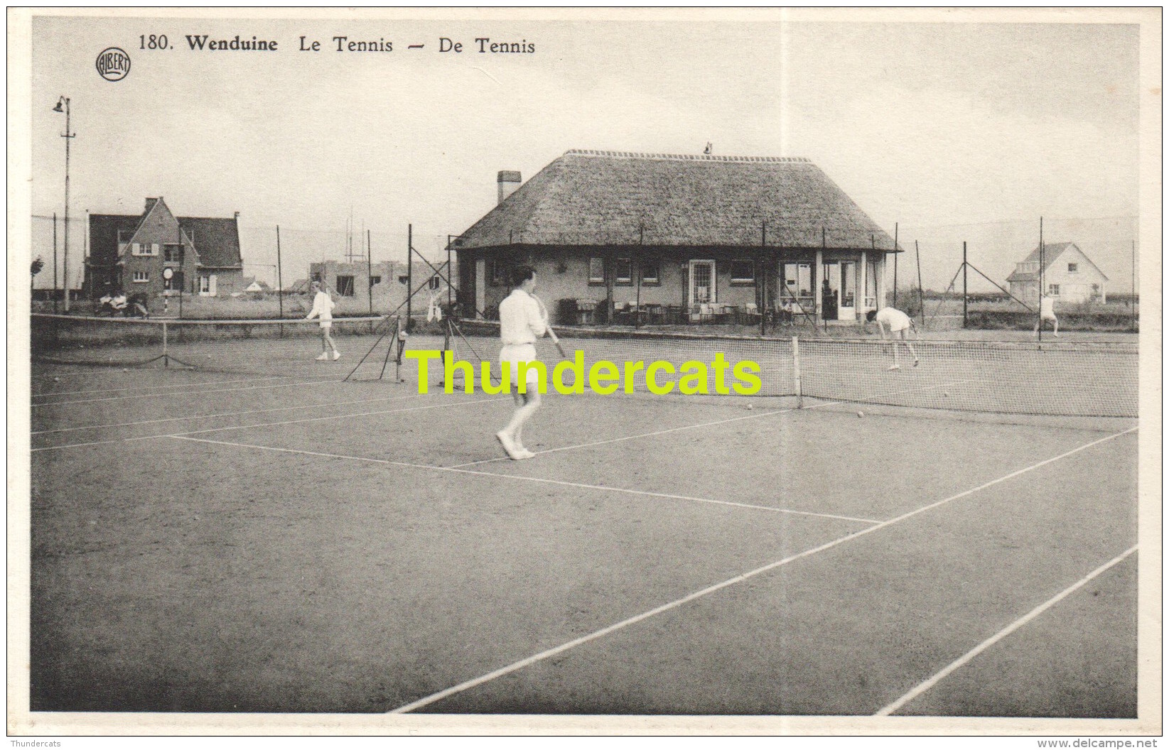 CPA WENDUINE WENDUYNE LE TENNIS DE TENNIS - Wenduine