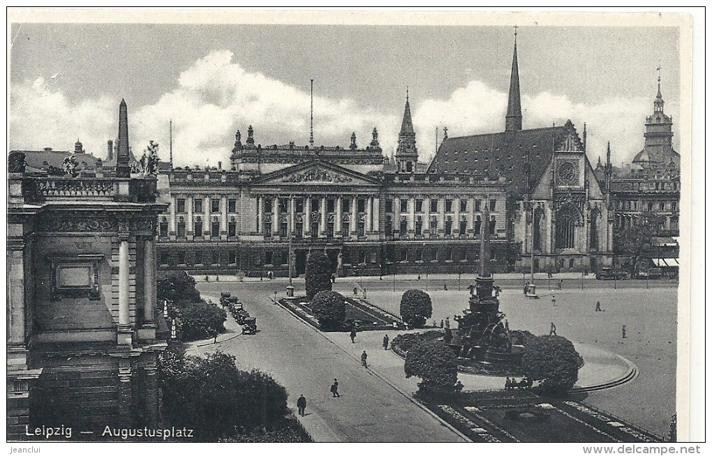 LEIPZIG - AUGUSTUSPLATZ . CARTE NON ECRITE - Leipzig