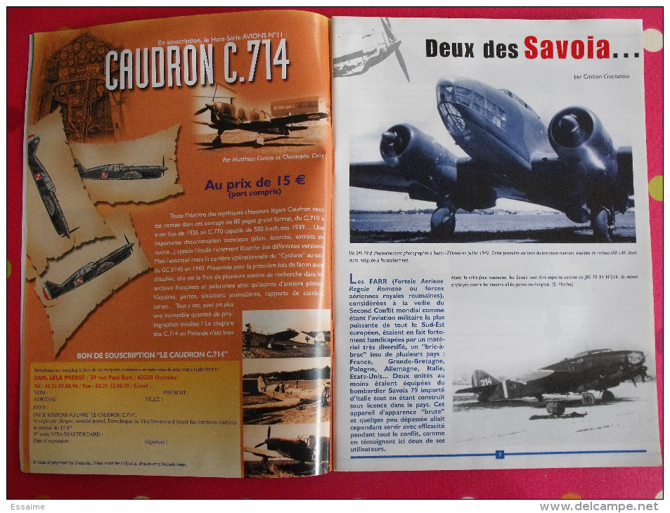 Revue Avions. N° 107 (2002).  Savoia Blériot Kesselring Lufthansa Latécoère - Flugzeuge