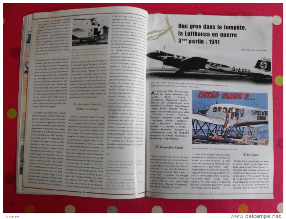revue avions. n° 107 (2002).  savoia blériot kesselring lufthansa latécoère