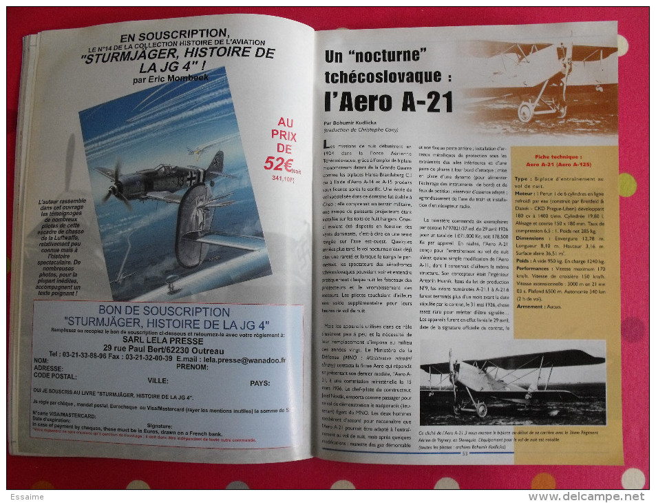 revue avions. n° 107 (2002).  savoia blériot kesselring lufthansa latécoère