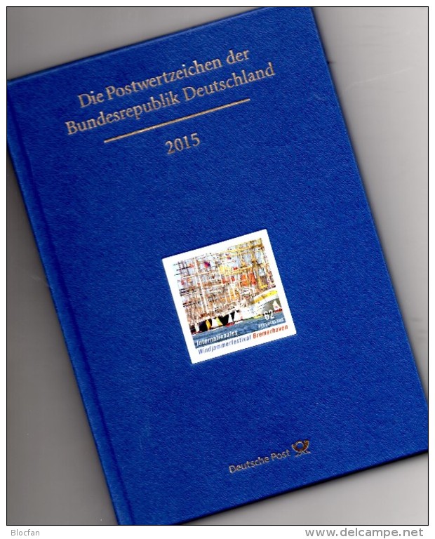 Leeres Jahrbuch 2015 Deutschland Ohne Hologramm ** 30€ Als Album Neu Mit Beschreibung BRD Year-stamp Document Of Germany - Autres & Non Classés