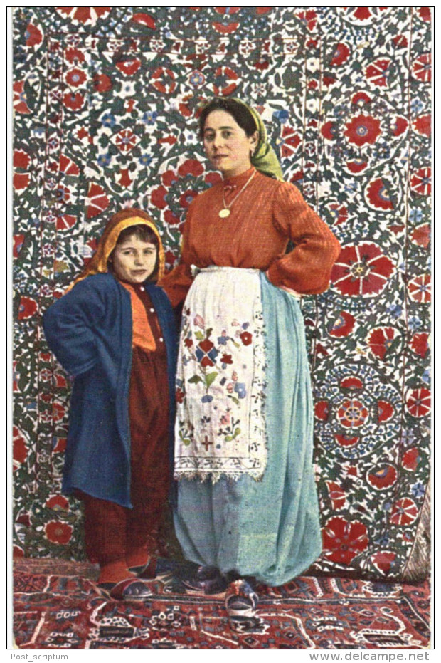 Thème - Muhamedanische Arbeiterinnen - Austellung München 1910 - Danemark ? Costume - Europa