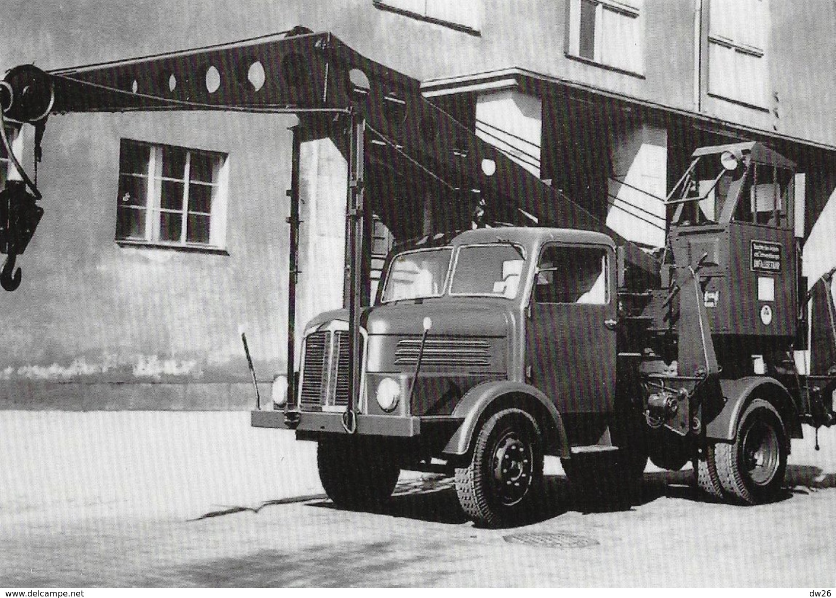 IFA H 3 A Autodrehkran - Eine B.B. Karte Aus Sachsen - Camion, Tir