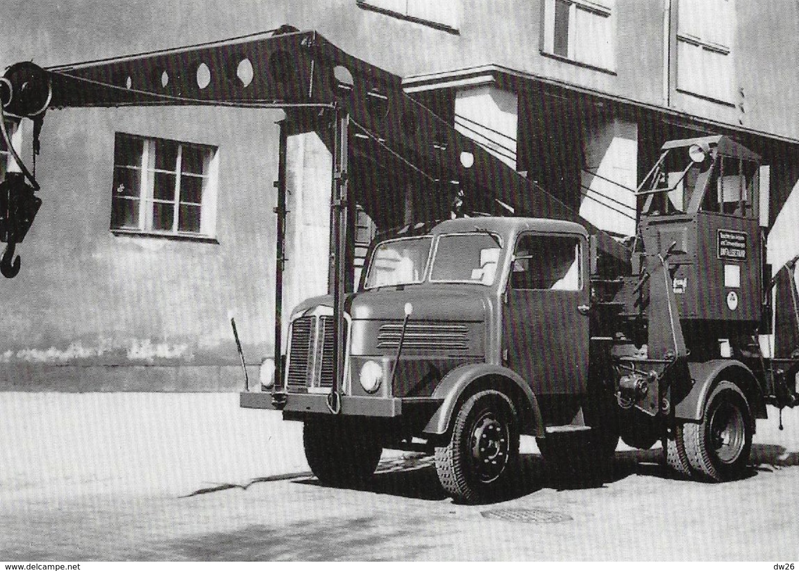 IFA H 3 A Autodrehkran - Eine B.B. Karte Aus Sachsen - Transporter & LKW