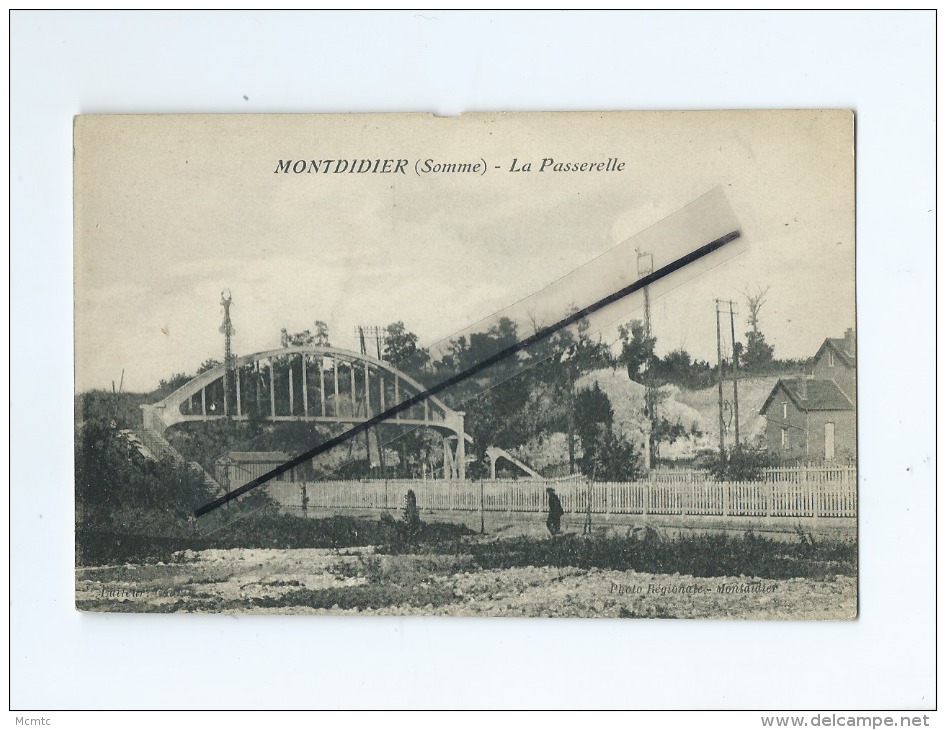 CPA  - Montdidier - La Passerelle - Montdidier