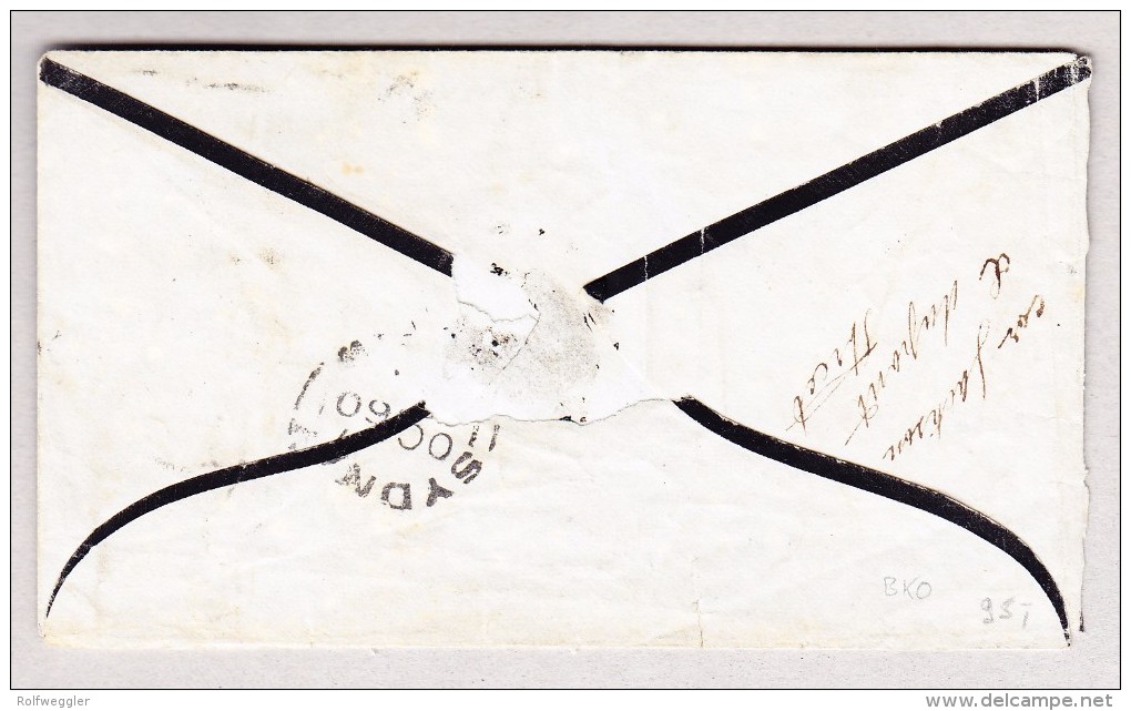 OZ Australien NSW 1860 SG#143 Graubraun Brief Nach Neuseeland - Cartas & Documentos