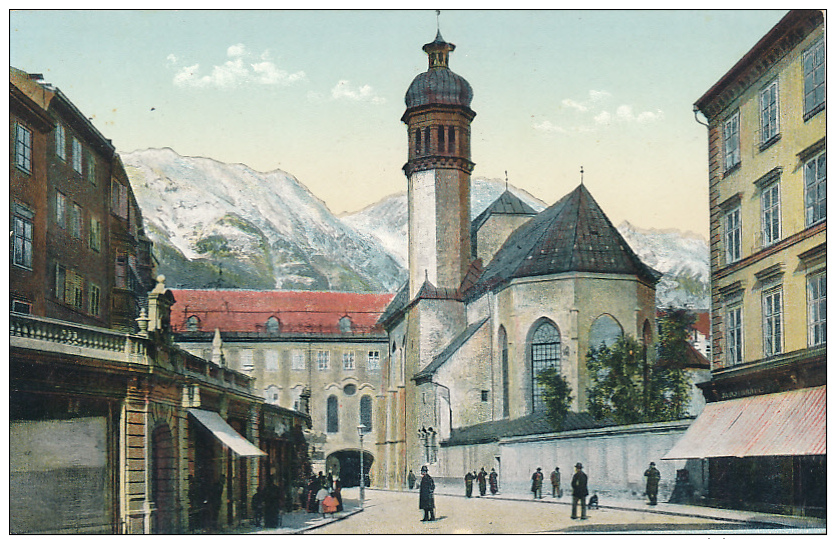 Innsbruck - Hofkirche, # 3907, Von Stengel &amp; Co., - Chromo - Circa 1910 - Innsbruck