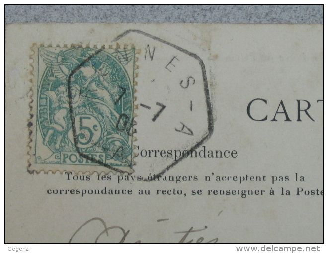 France - 7 Lettres Dont Recommandées - Cachets Hexagones De Recettes Auxiliaires Urbaines (RAU) - N° 146 Et Divers - Cachets Manuels