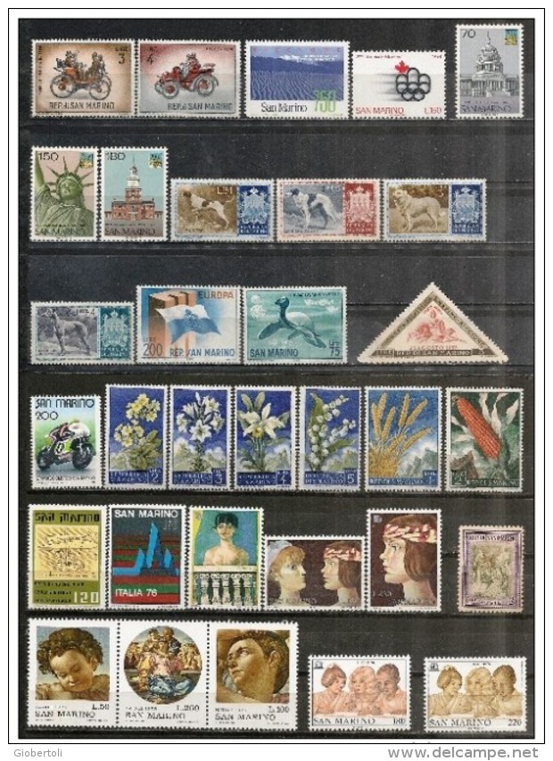 San Marino: Lotto Di 68 Pezzi, Lot De 68 Pièces, Lot Of 68 Pieces, 2 Scan - Collections, Lots & Séries