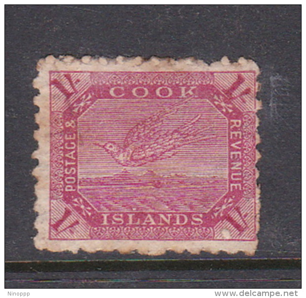 Cook Islands  SG 46 1919 1 Shilling Carmine Mint - Cook Islands
