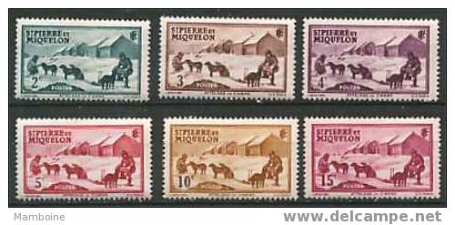 Saint Pierre  Miquelon =  Traineau N° 167 / 72 Neuf X  Et (x) - Unused Stamps