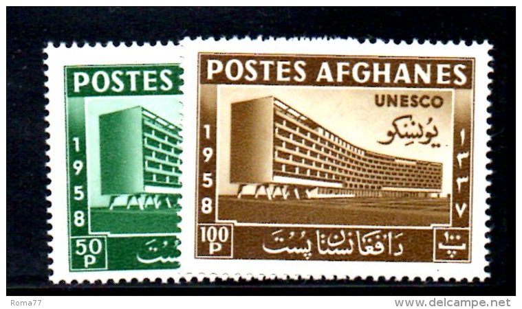 XP12 - AFGHANISTAN ,  N. 481/482 ***  MNH . UNESCO - Afghanistan