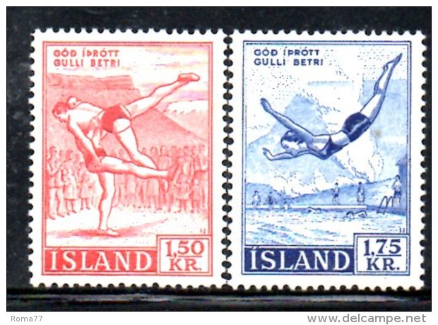 XP14 - ISLANDA , N. 272/3 ***  MNH . - Neufs