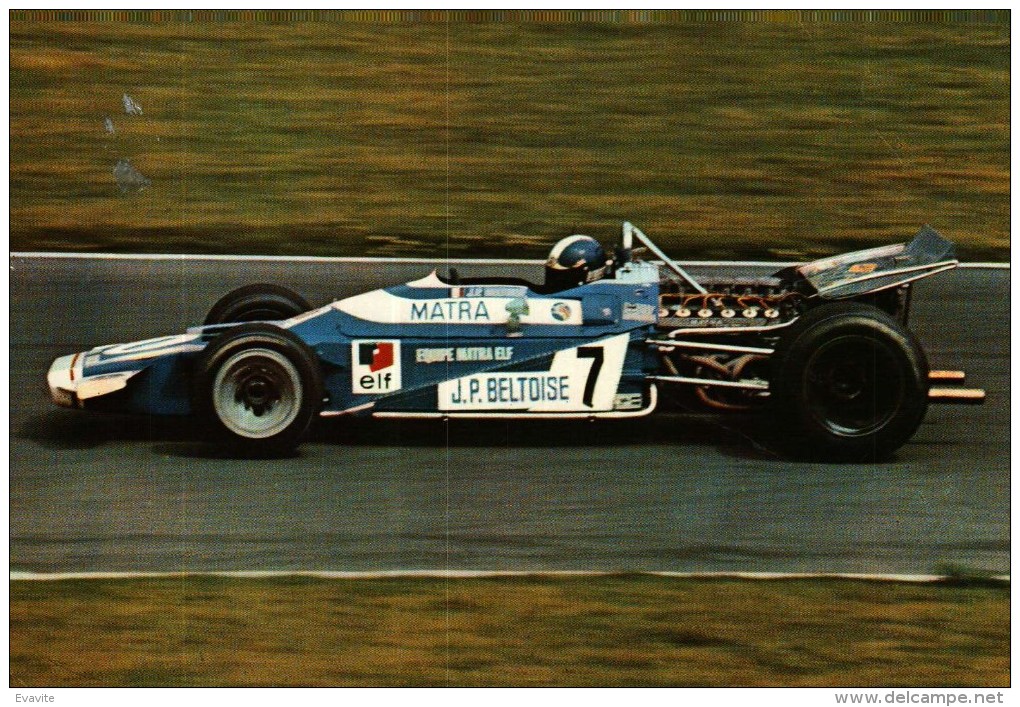 Carte Postale -   Sport Automobile Grand Prix  -   MATRA MS 120 - Equipe Matra Elf (Jean-Pierre Beltoise) - Grand Prix / F1