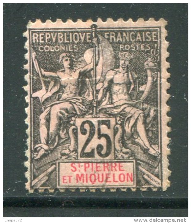 ST PIERRE ET MIQUELON- Y&T N°66- Neuf Avec Charnière * (petit Clair Au Dos) Cote De 17 Euros!! - Unused Stamps