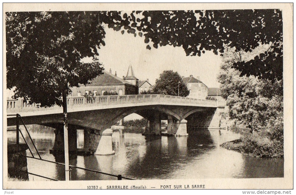 57 MOSELLE - SARRALBE Pont Sur La Sarre - Sarralbe