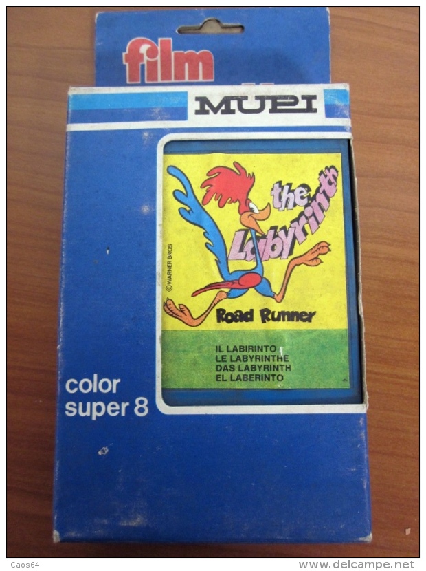 MUPI COLOR SUPER 8 ROAD RUNNER IL LABIRINTO - Giocattoli Antichi