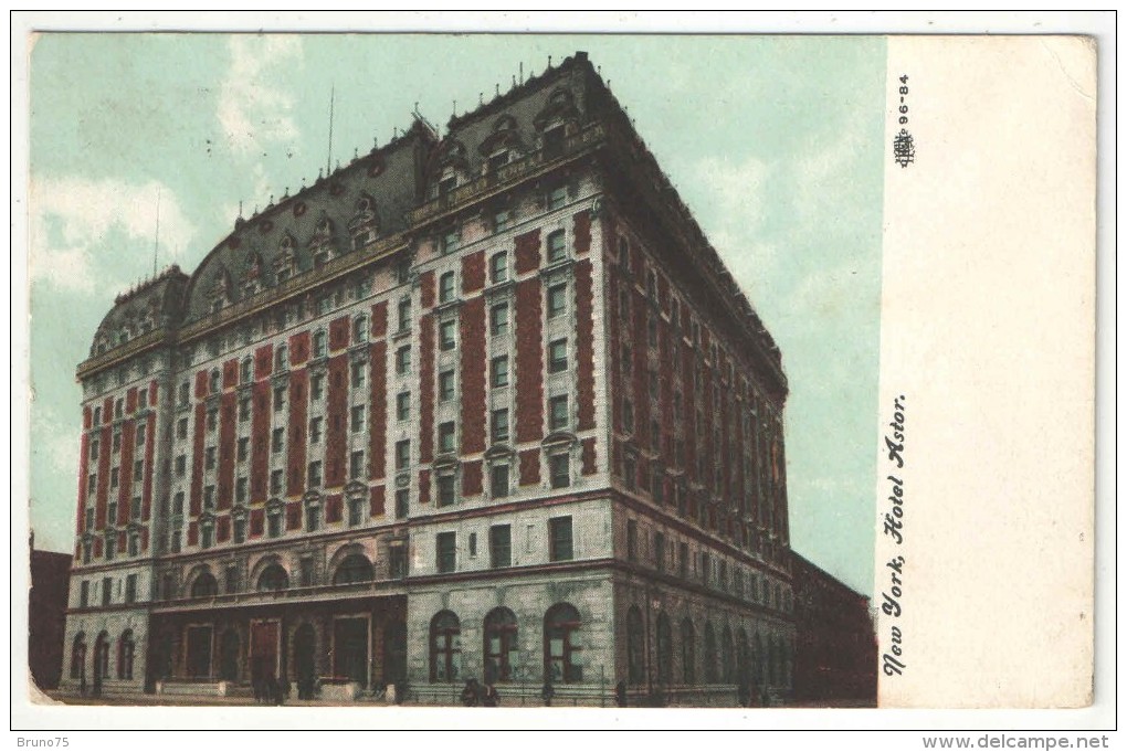 Hotel Astor, New York - 1910 - Bars, Hotels & Restaurants